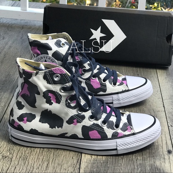 NWT Converse Ctas HI Egret Fuchsia Glow W AUTHENTI - Picture 3 of 8